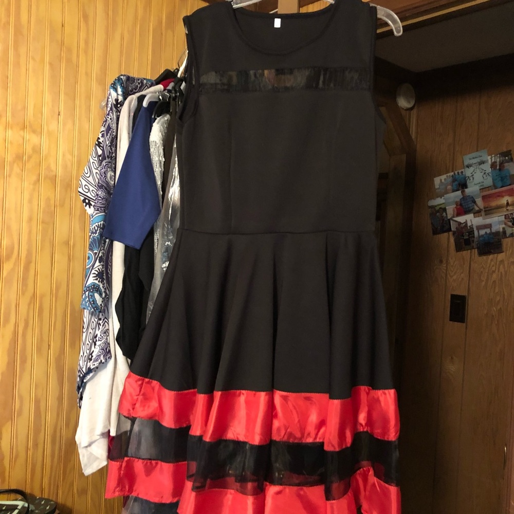 Black and red dress, NWOT